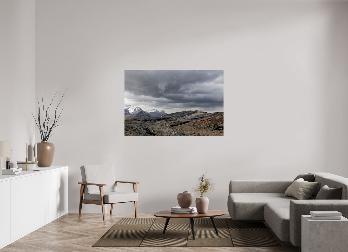 150 x 100 cm, Smooth Glossy The Peruvian Plateau