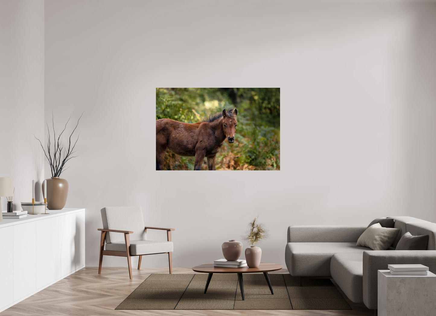 150 x 100 cm, Smooth Glossy horse