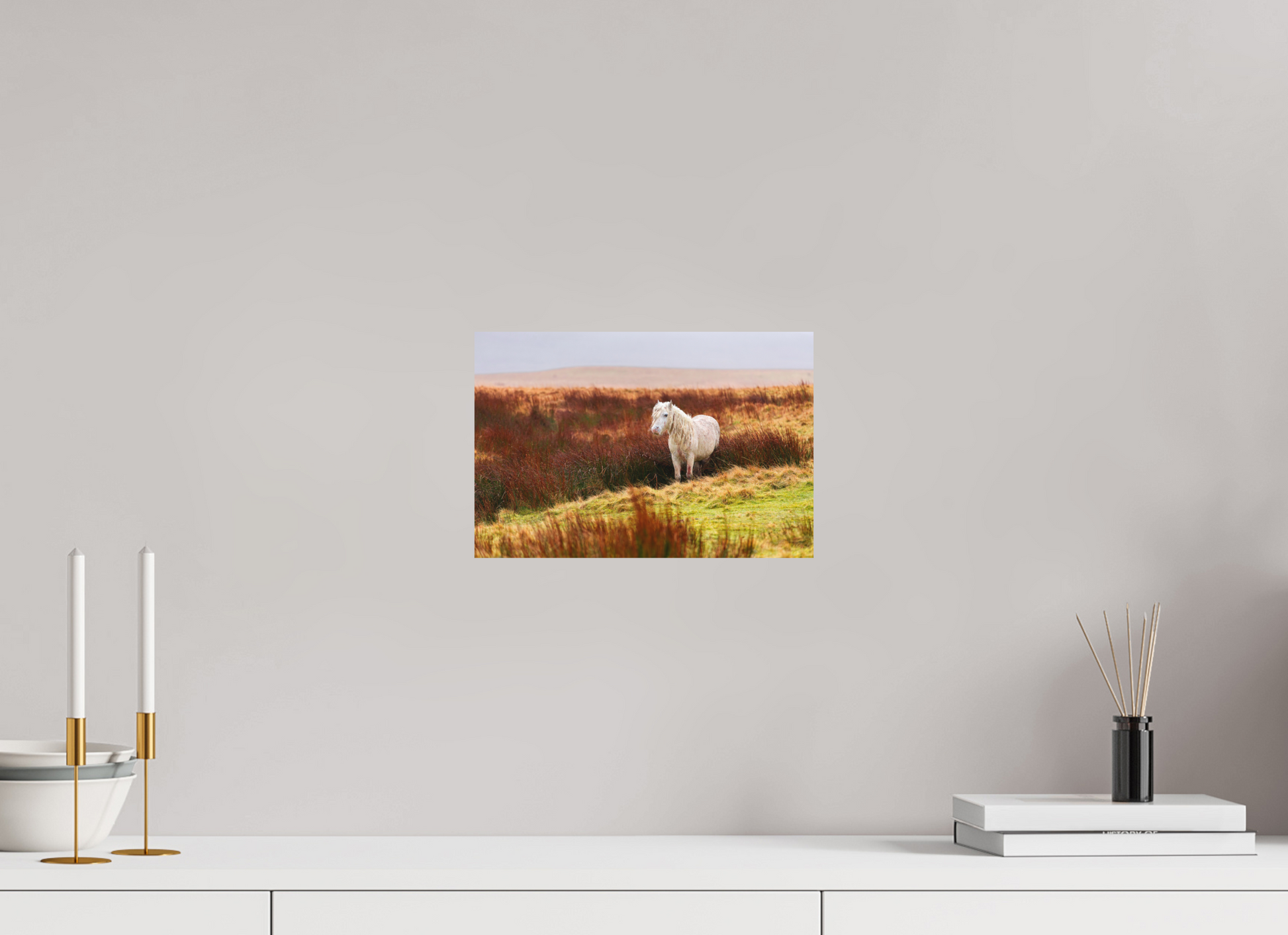 30 x 20 cm, Textured Matte Horse
