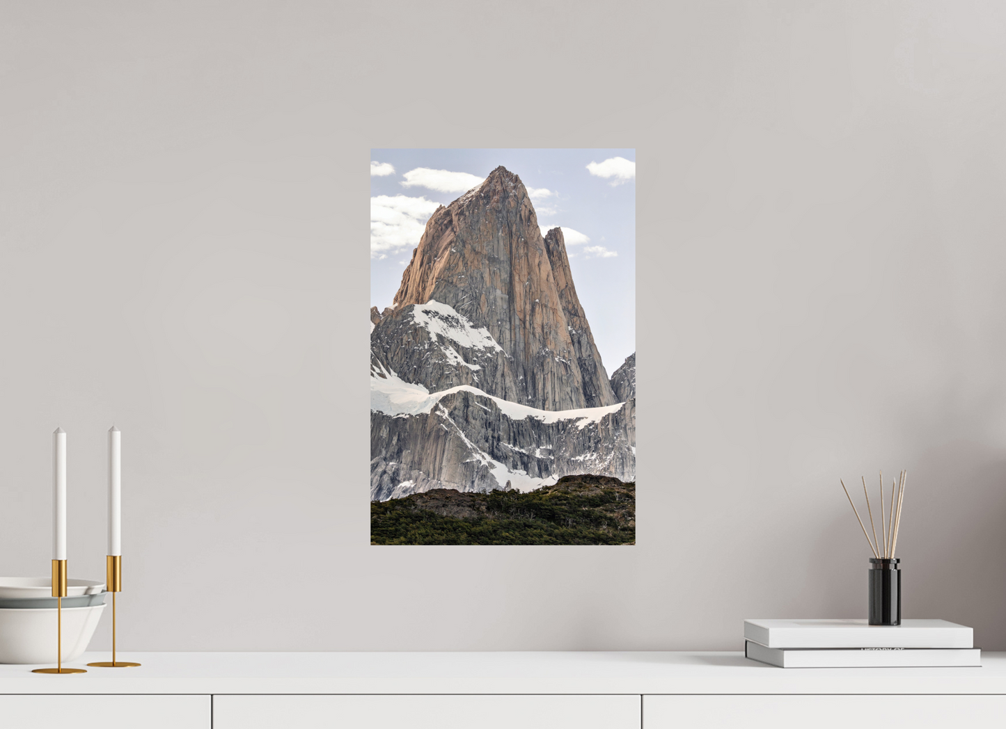 30 x 45 cm, Smooth Glossy Fitz Roy