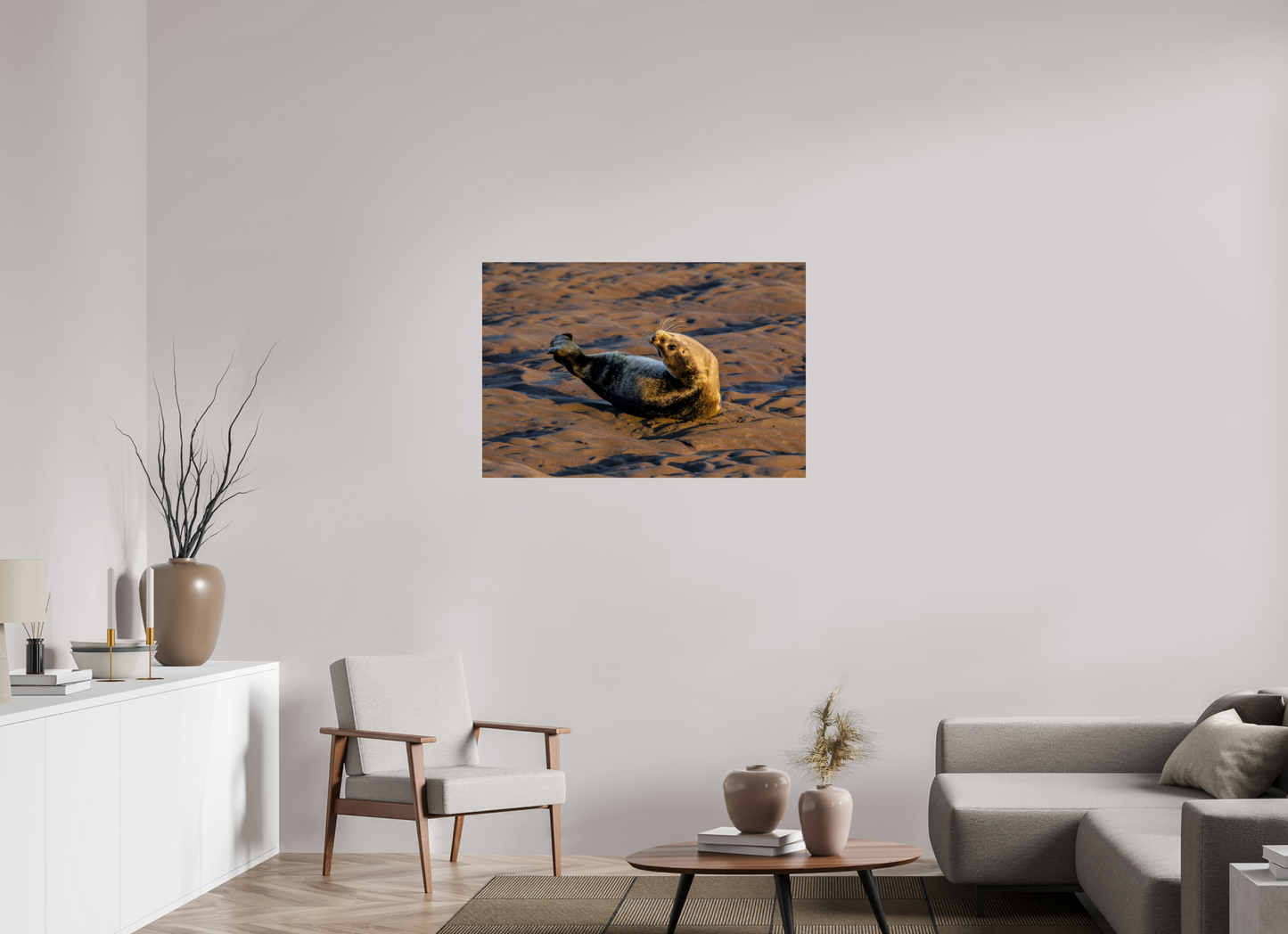 105 x 70 cm, Smooth Glossy young seal