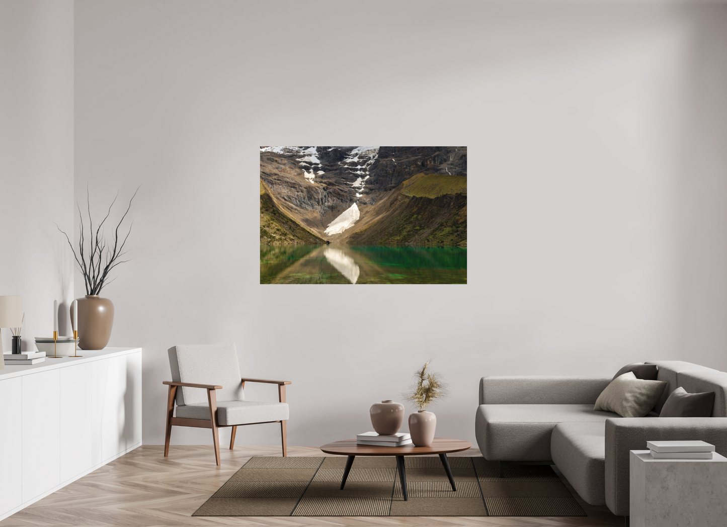 150 x 100 cm, Textured Matte Laguna Humantay