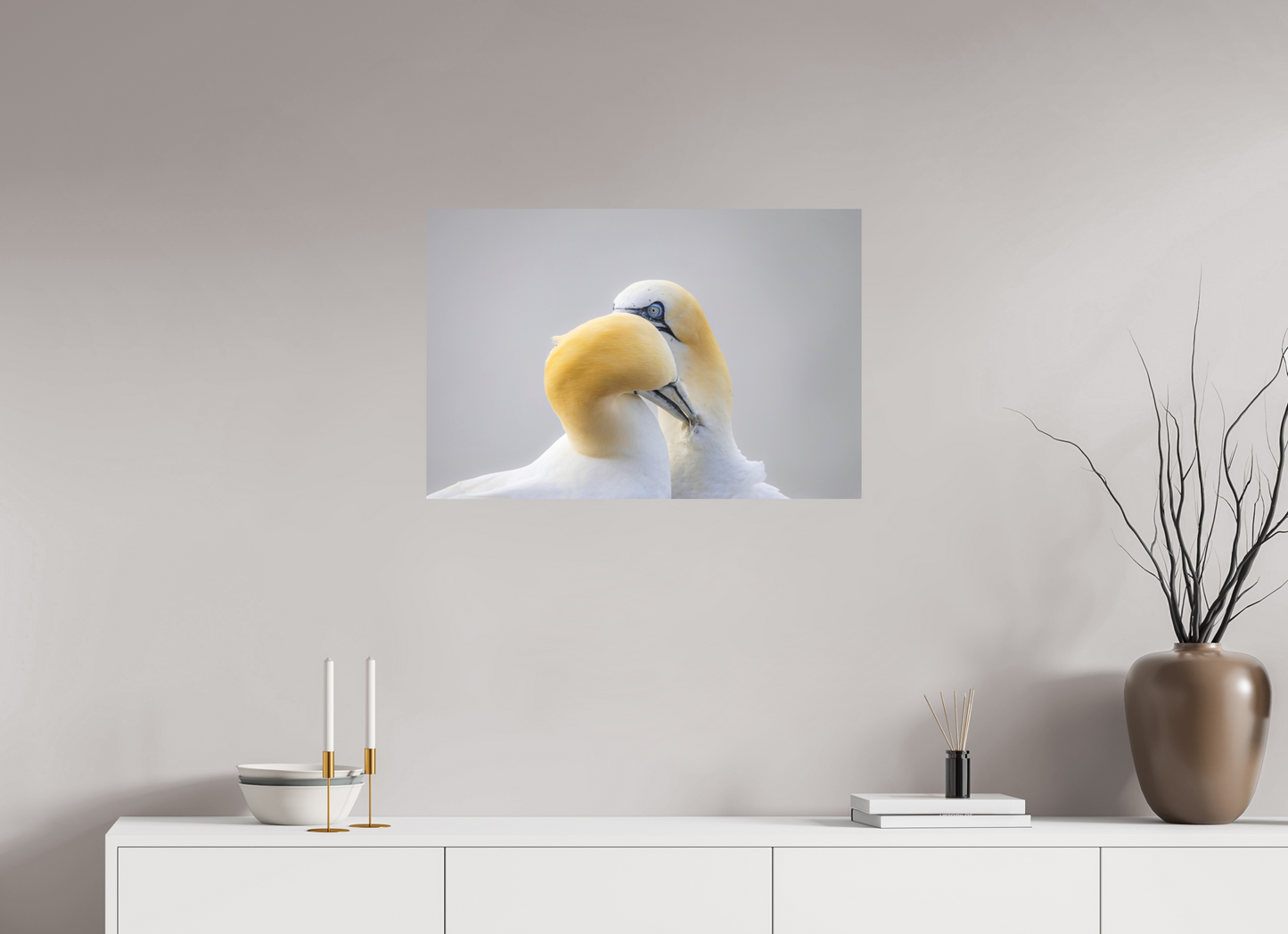 75 x 50 cm, Textured Matte Preening
