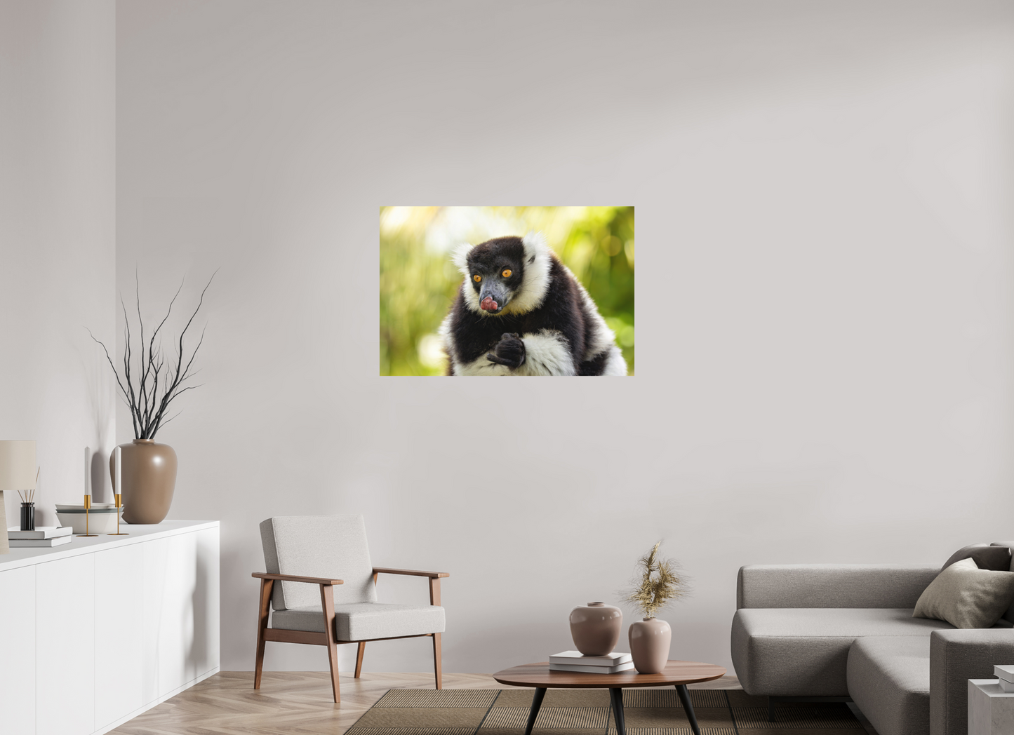 105 x 70 cm, Textured Matte lemur