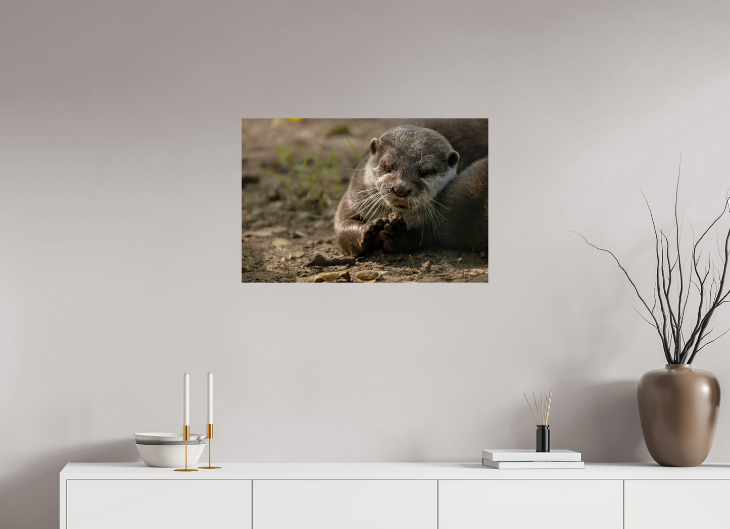 75 x 50 cm, Smooth Glossy otter3