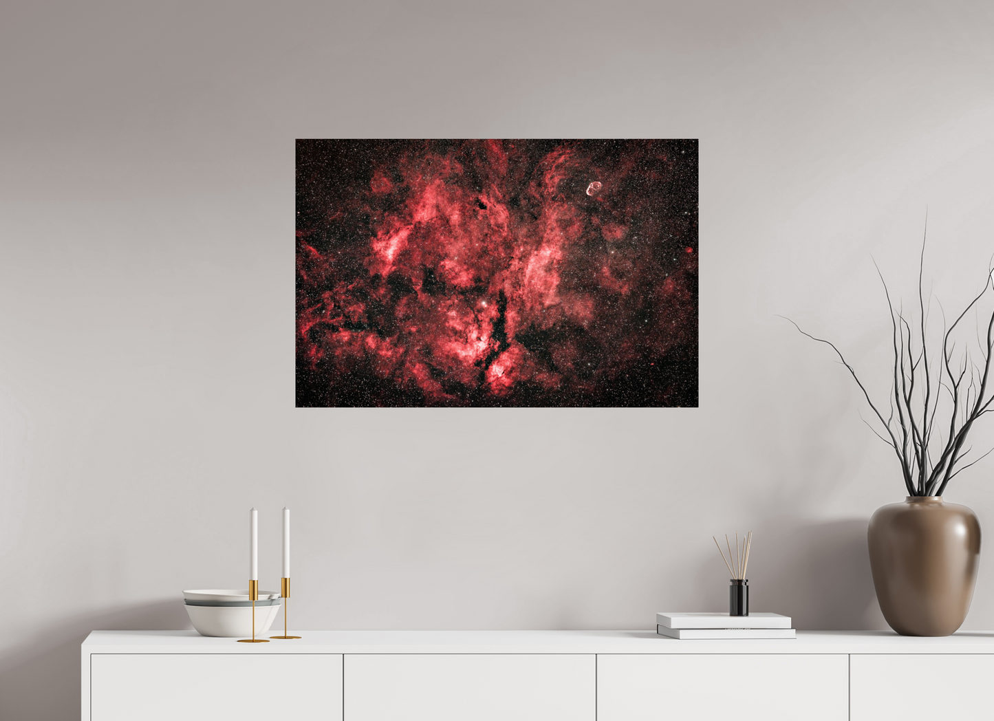 90 x 60 cm, Smooth Glossy The Heart of Cygnus