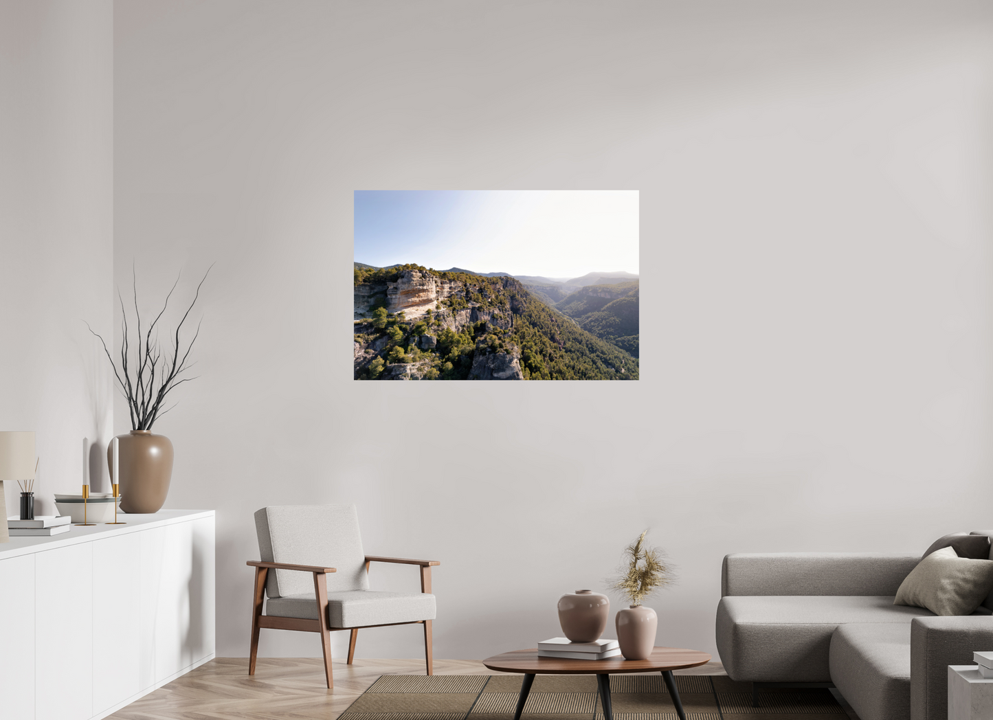 120 x 80 cm, Smooth Glossy The Mountain Path