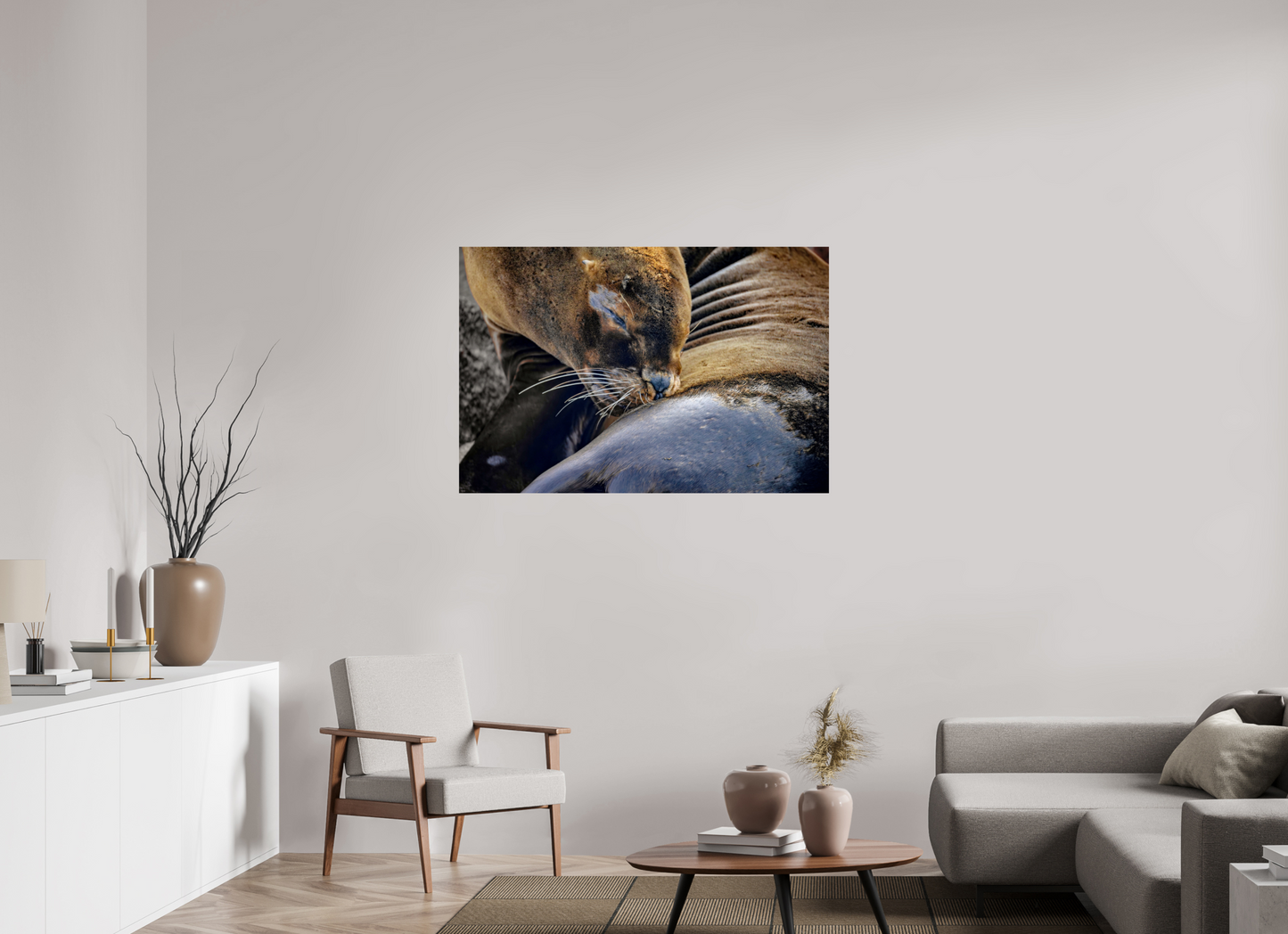 120 x 80 cm, Smooth Glossy sea lion