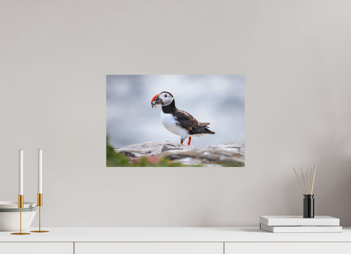 45 x 30 cm, Textured Matte puffin7