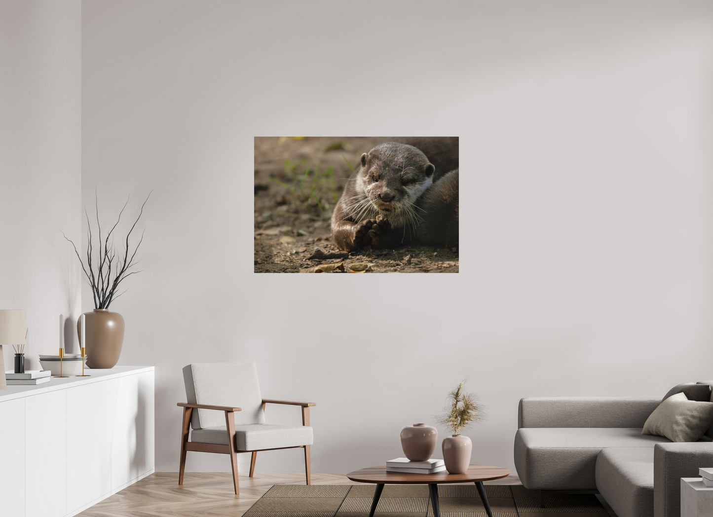 120 x 80 cm, Textured Matte otter3