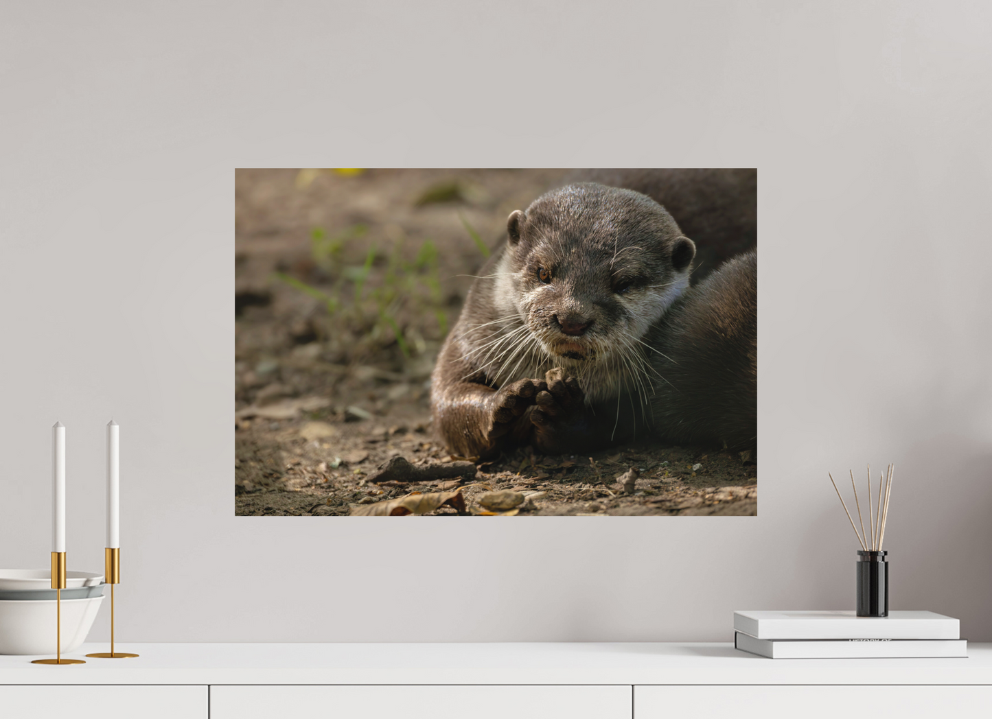 60 x 40 cm, Textured Matte otter3