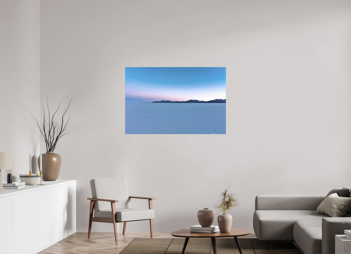 120 x 80 cm, Smooth Glossy Uyuni
