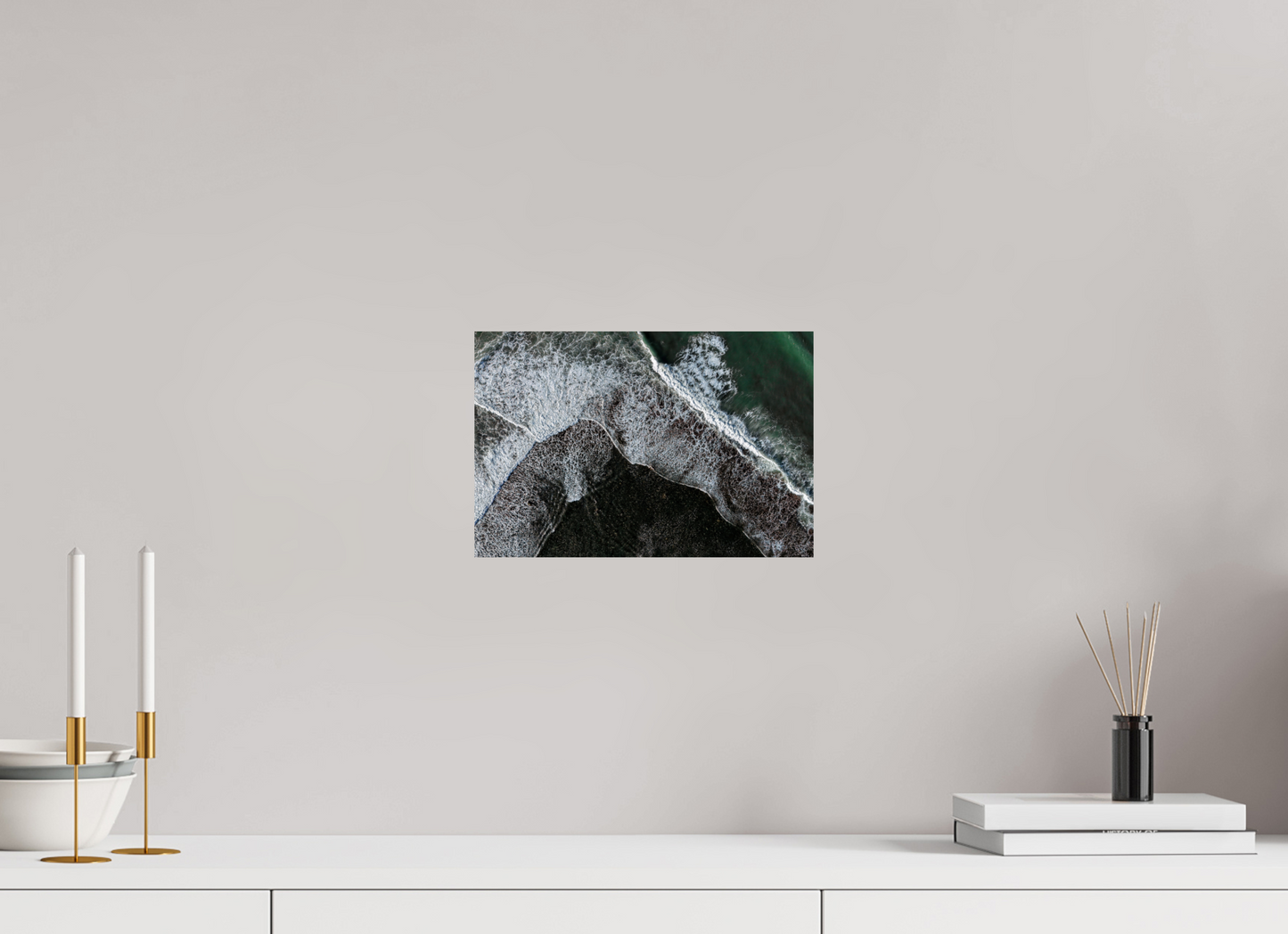 30 x 20 cm, Smooth Glossy Swash