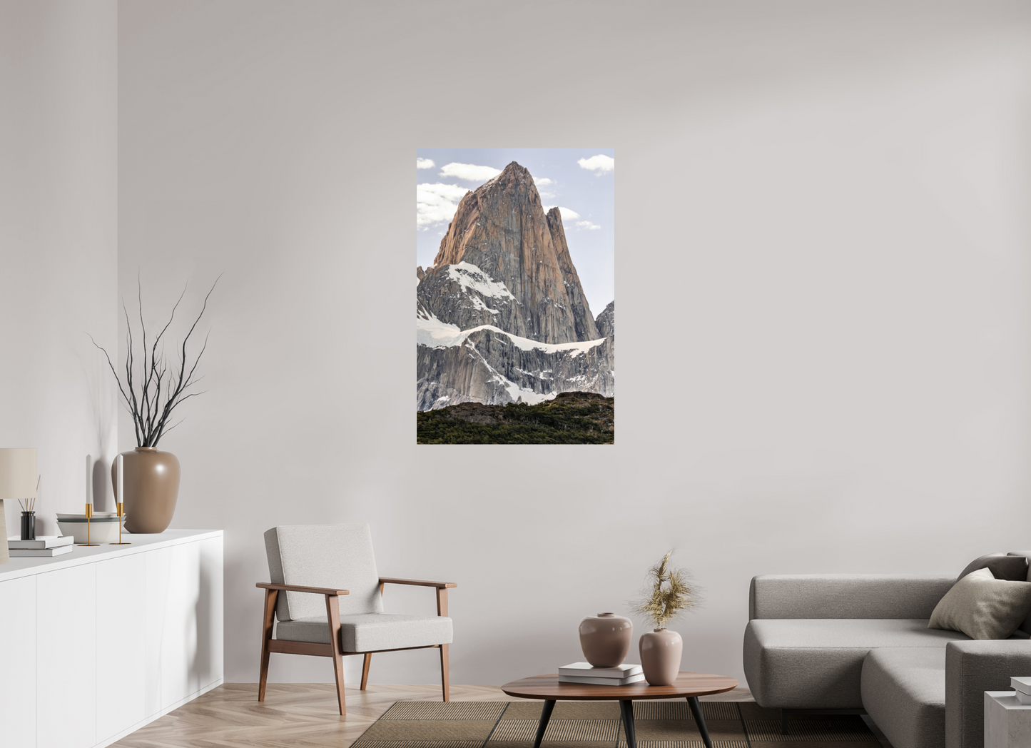 80 x 120 cm, Smooth Glossy Fitz Roy