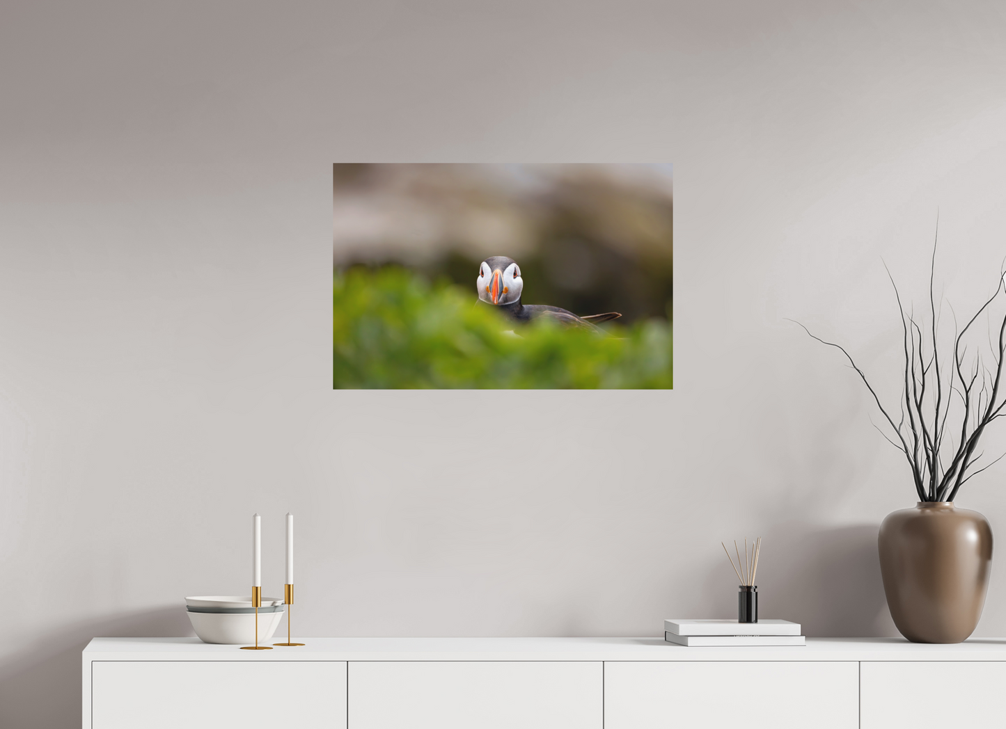 75 x 50 cm, Textured Matte puffin6