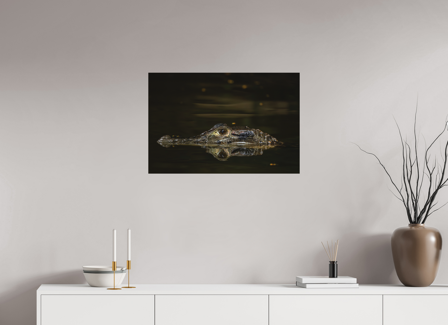 75 x 50 cm, Textured Matte Approaching Danger
