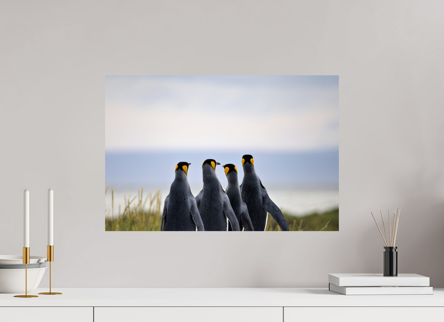 60 x 40 cm, Smooth Glossy Going Fishing