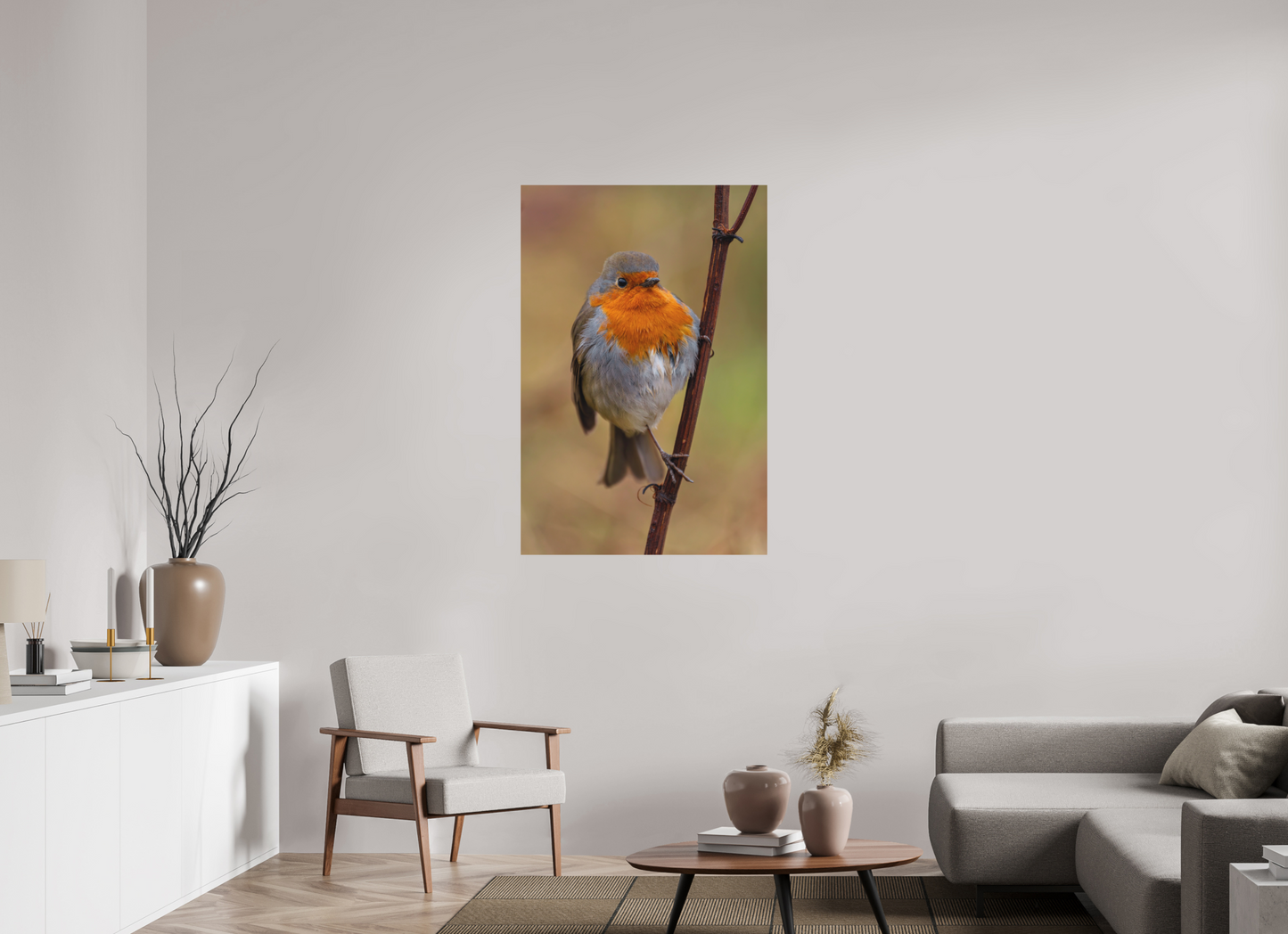 80 x 120 cm, Textured Matte Robin