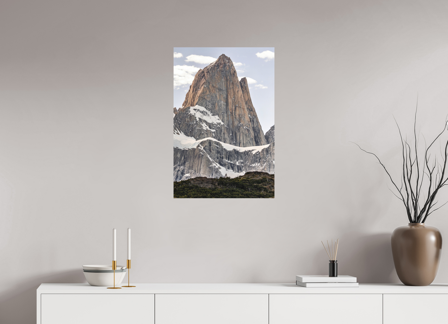 50 x 75 cm, Textured Matte Fitz Roy