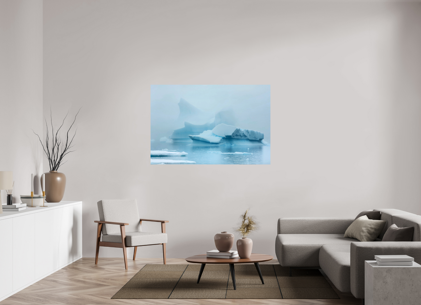 150 x 100 cm, Smooth Gloss The 60th Parallell