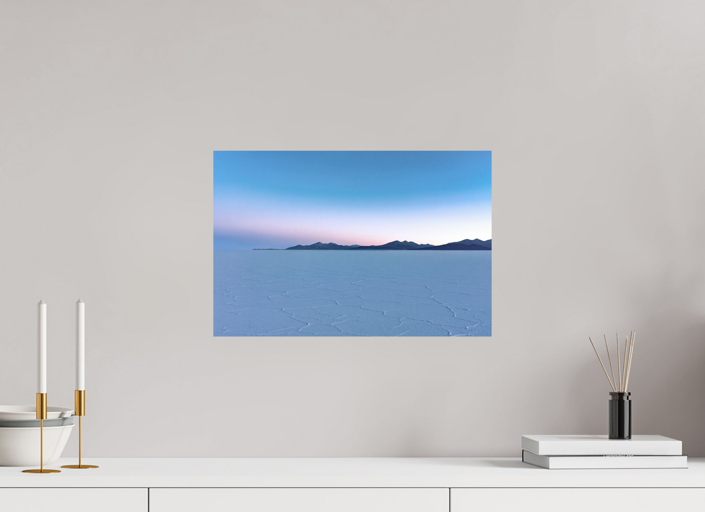 45 x 30 cm, Smooth Glossy Uyuni