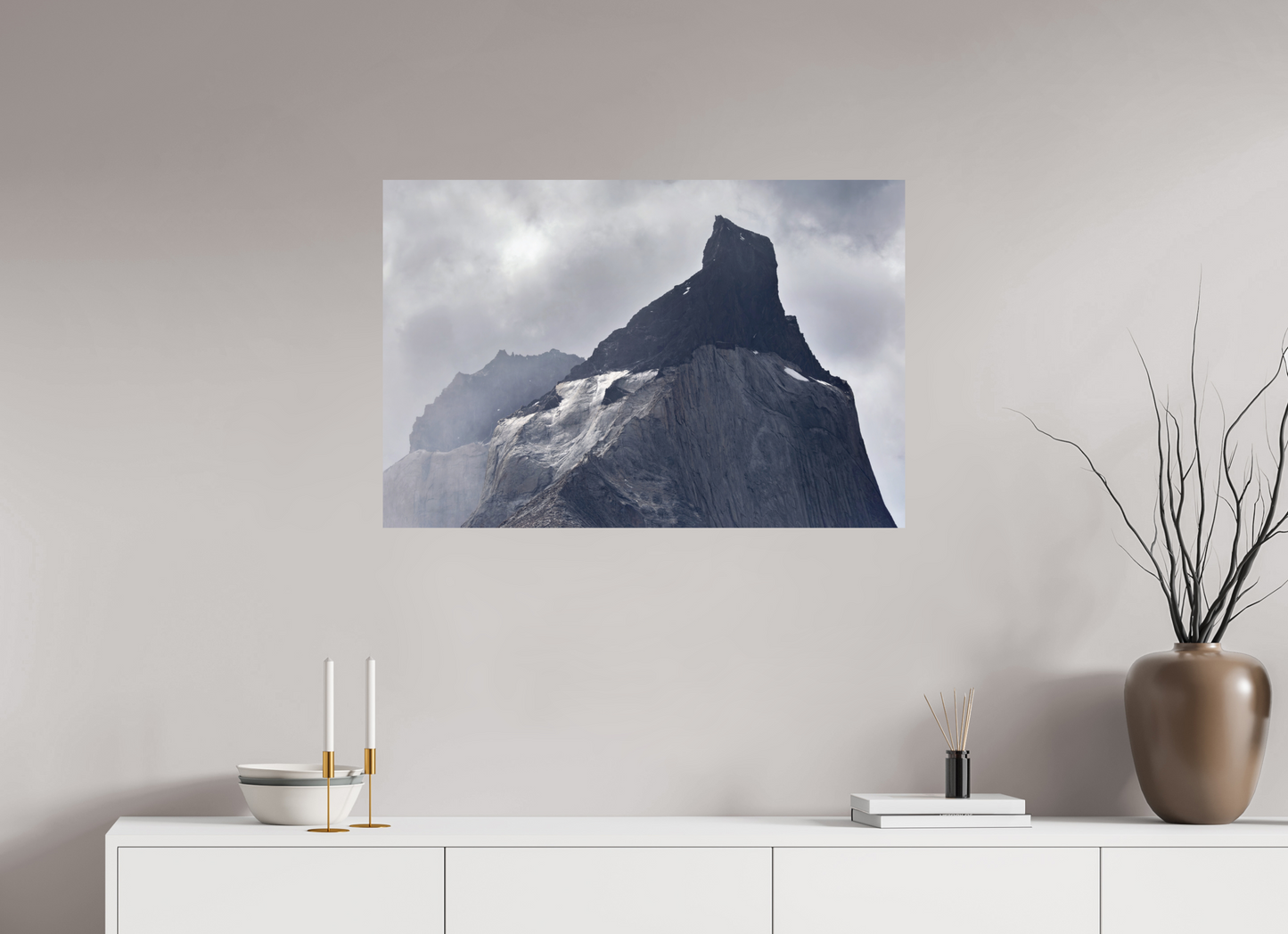 90 x 60 cm, Smooth Glossy Los Cuernos