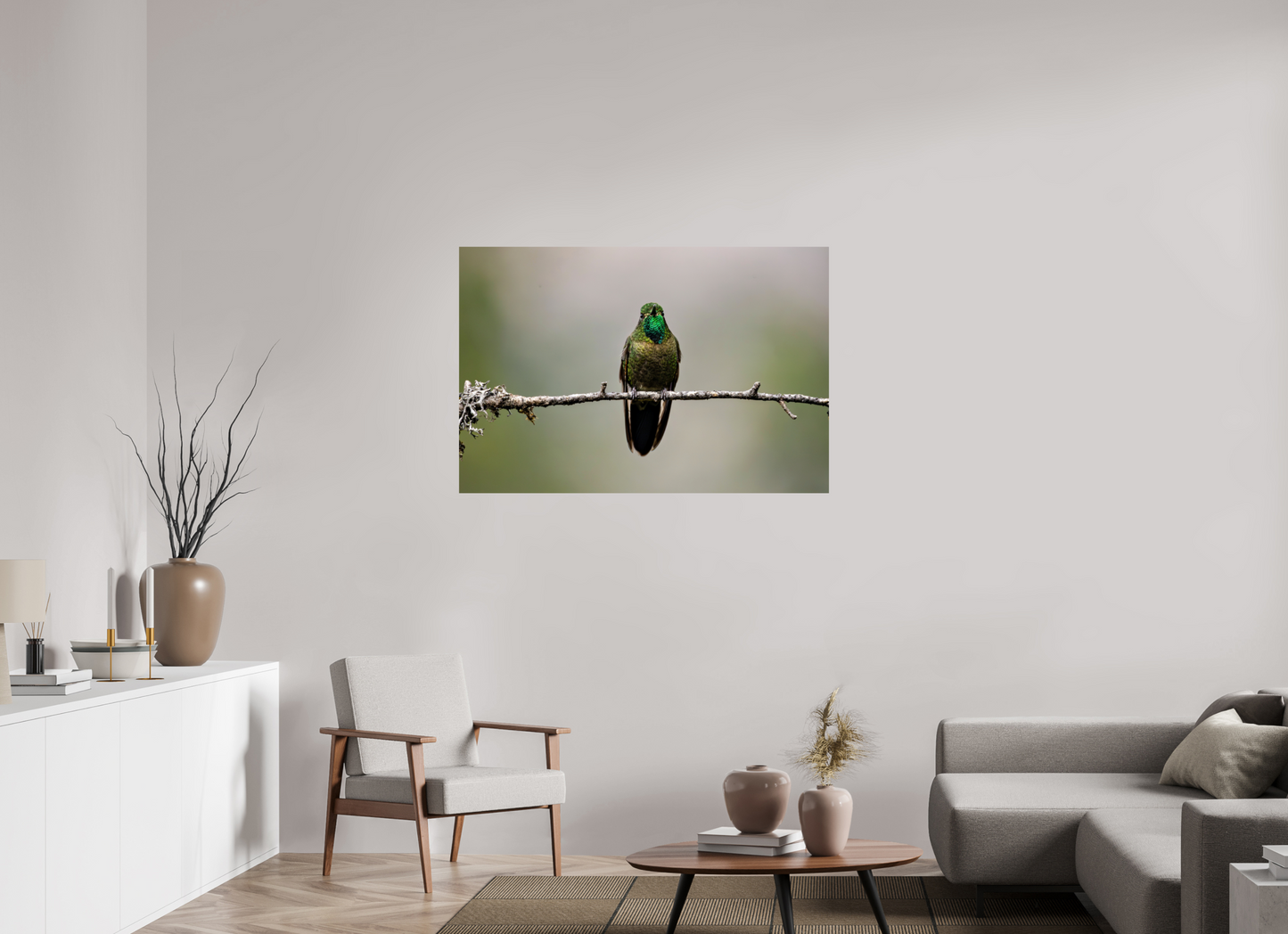 120 x 80 cm, Smooth Glossy hummingbird9