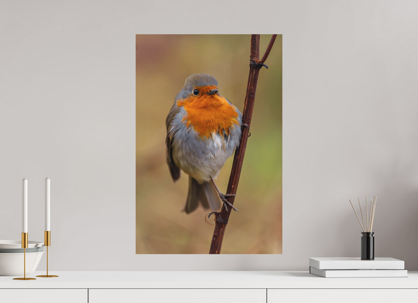 40 x 60 cm, Textured Matte Robin