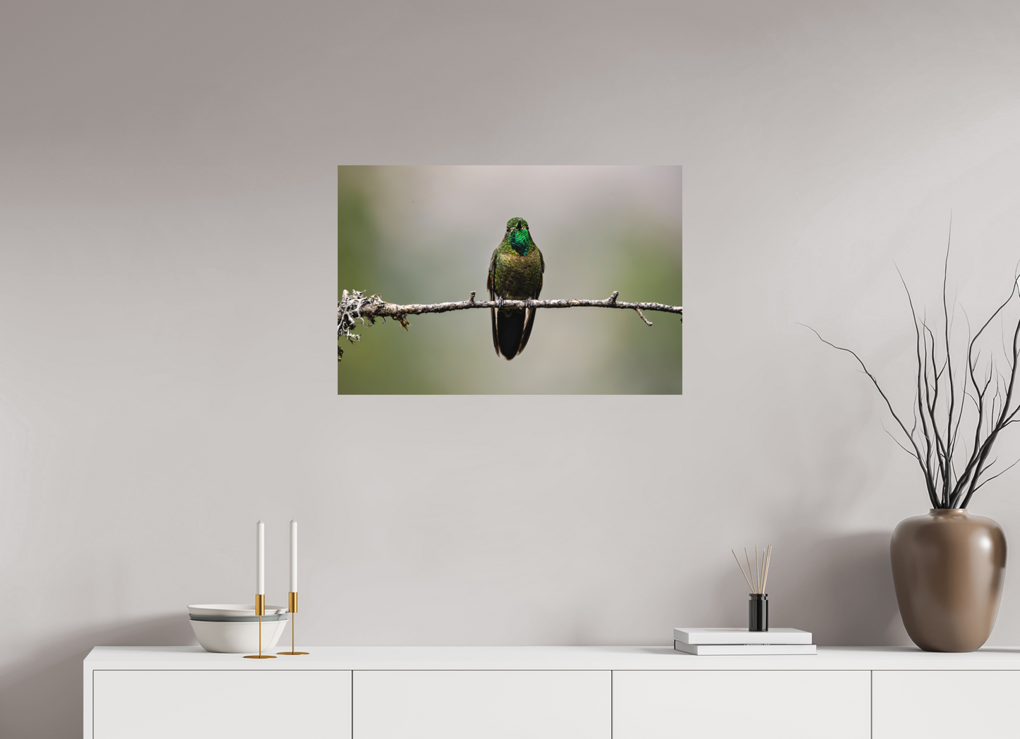 75 x 50 cm, Textured Matte hummingbird9