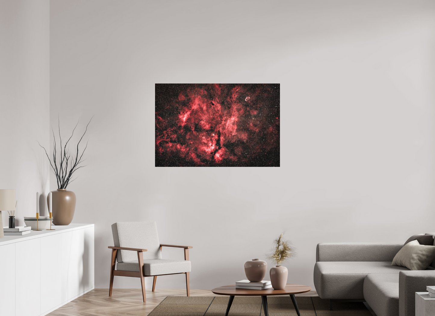 120 x 80 cm, Textured Matte The Heart of Cygnus
