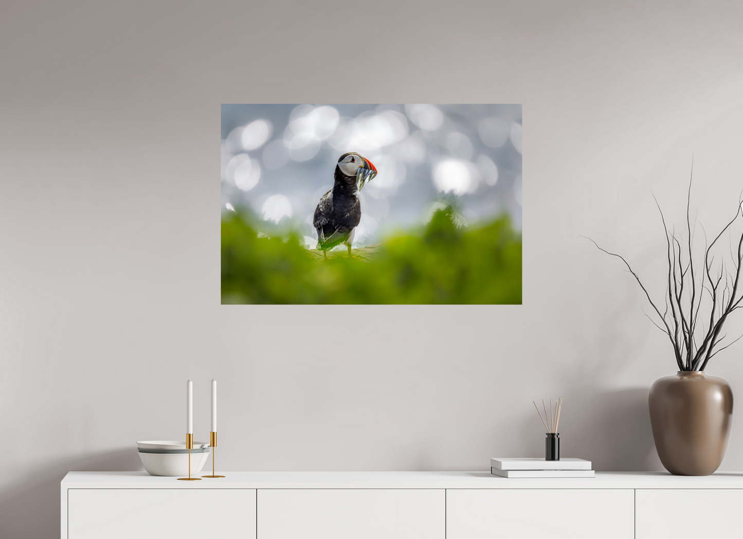 90 x 60 cm, Smooth Glossy Fishing break