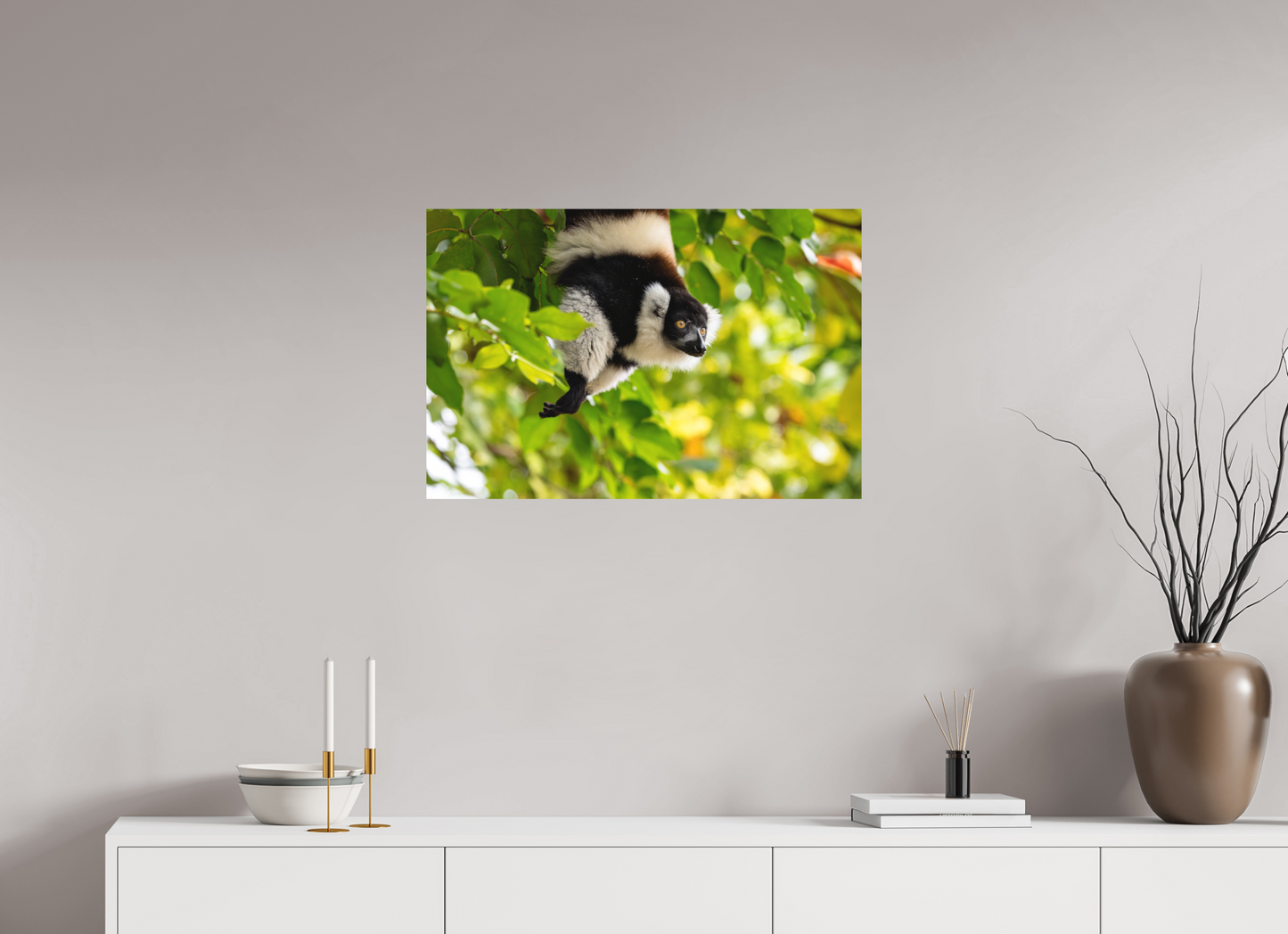 75 x 50 cm, Textured Matte lemur 2