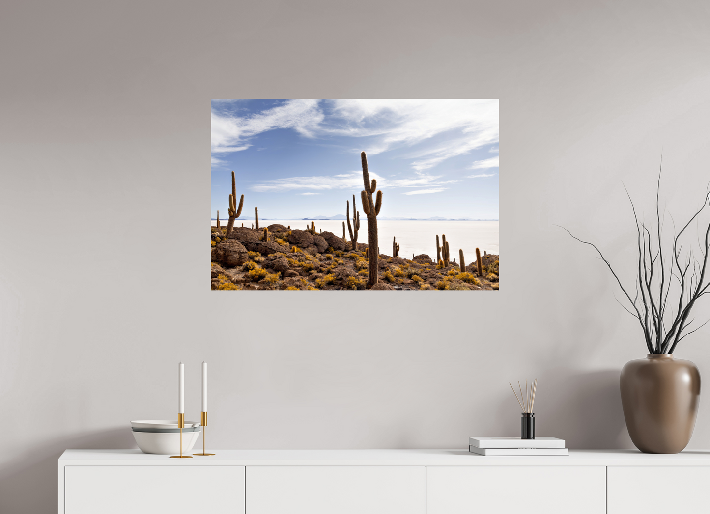 90 x 60 cm, Smooth Glossy Salar