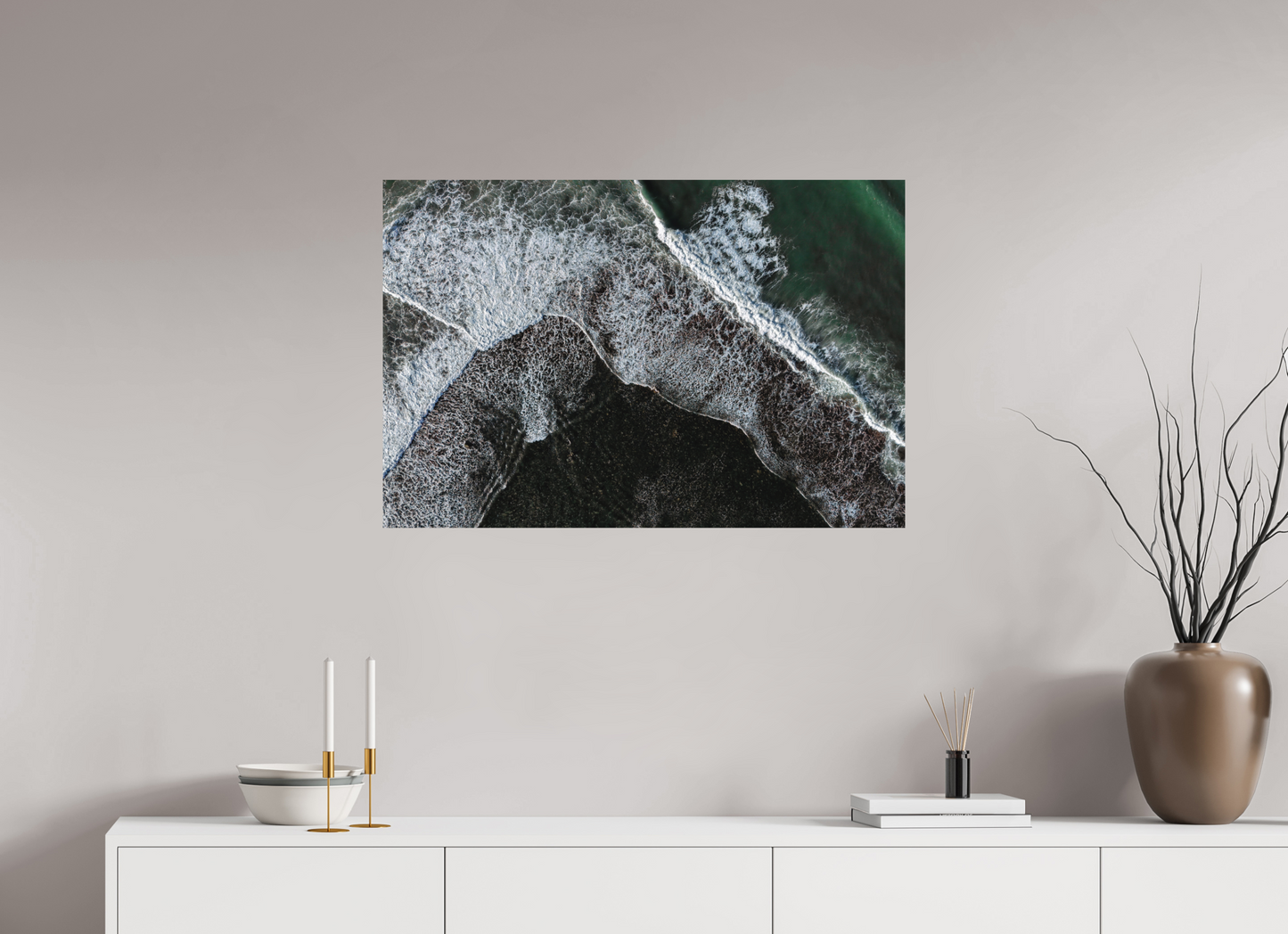 90 x 60 cm, Textured Matte Swash