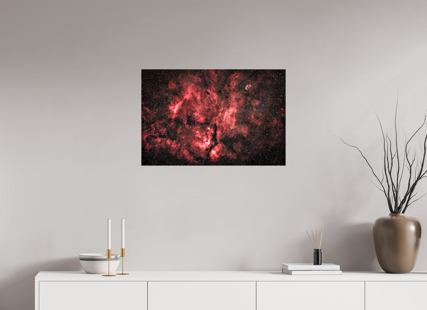 75 x 50 cm, Smooth Glossy The Heart of Cygnus