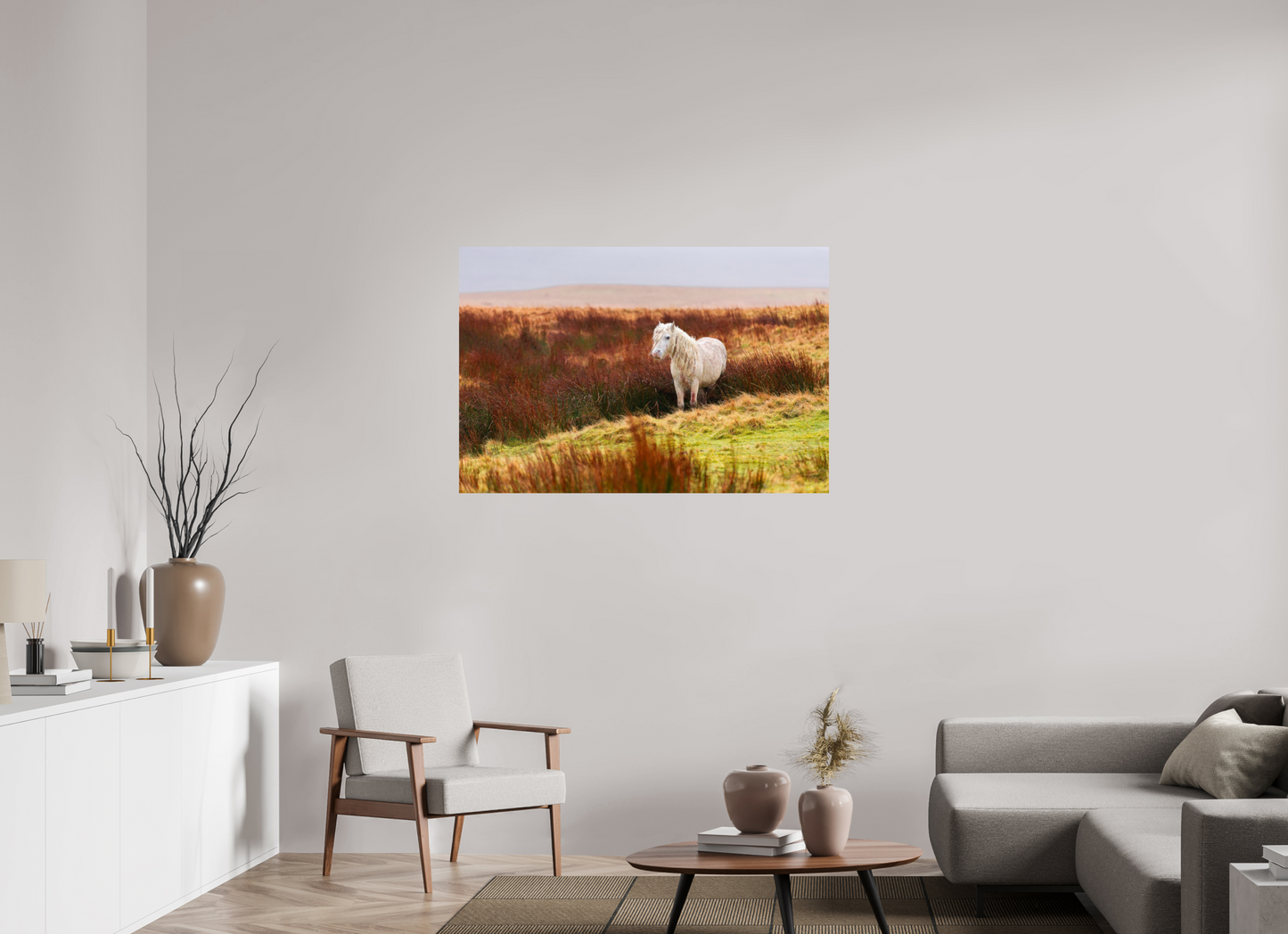 120 x 80 cm, Smooth Glossy Horse