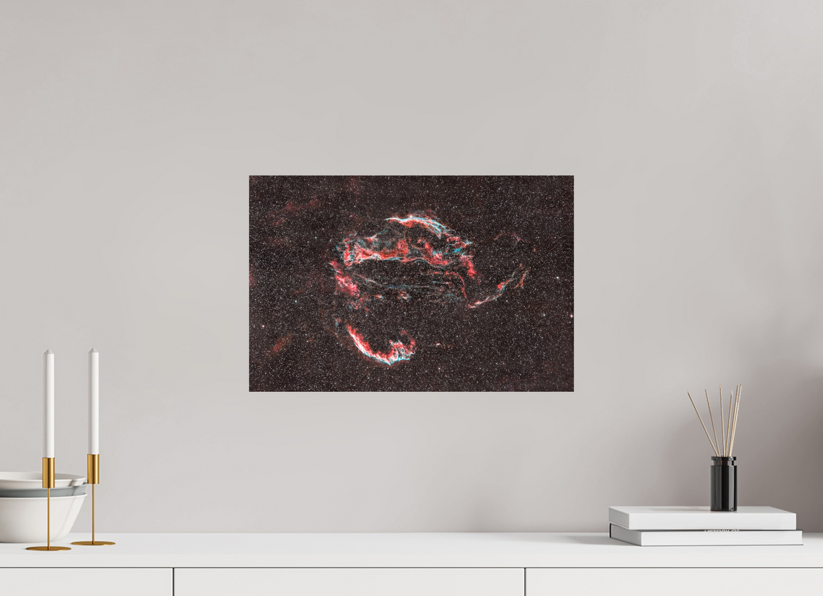 45 x 30 cm, Smooth Glossy The Veil Nebula