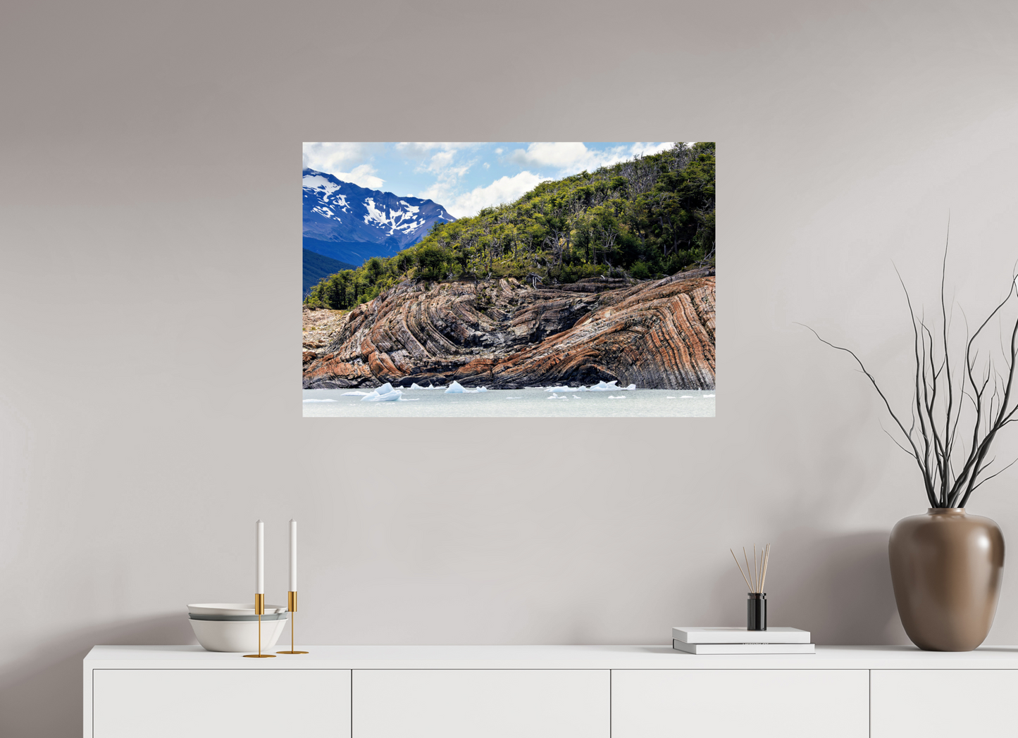 90 x 60 cm, Smooth Glossy Curvy Shore