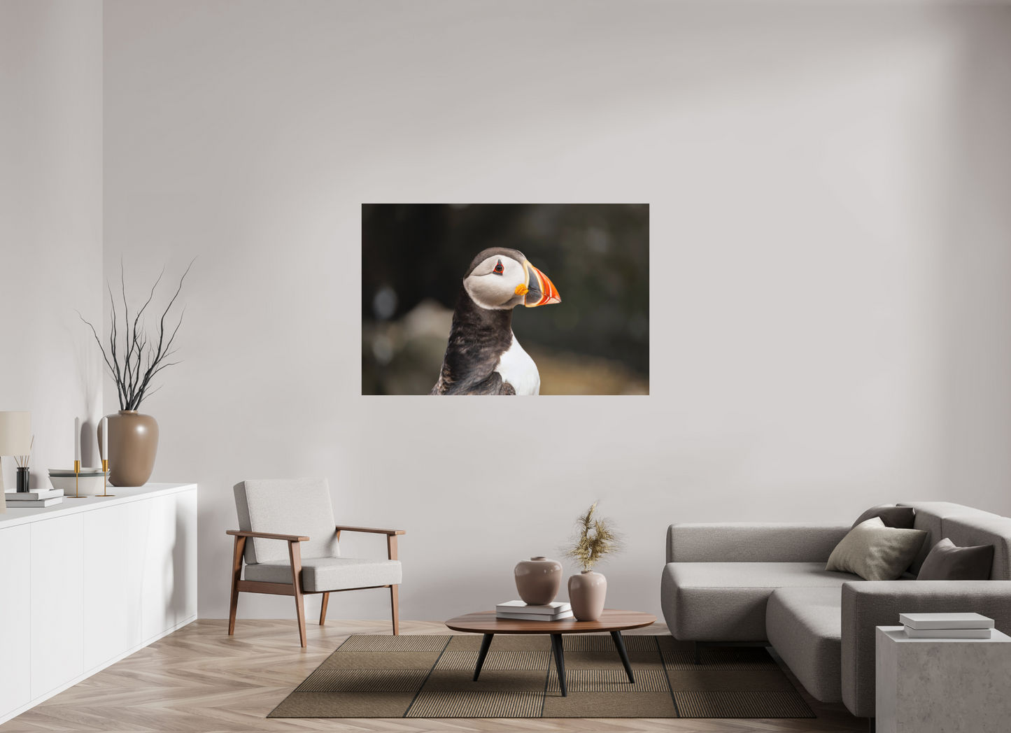 150 x 100 cm, Textured Matte puffin5