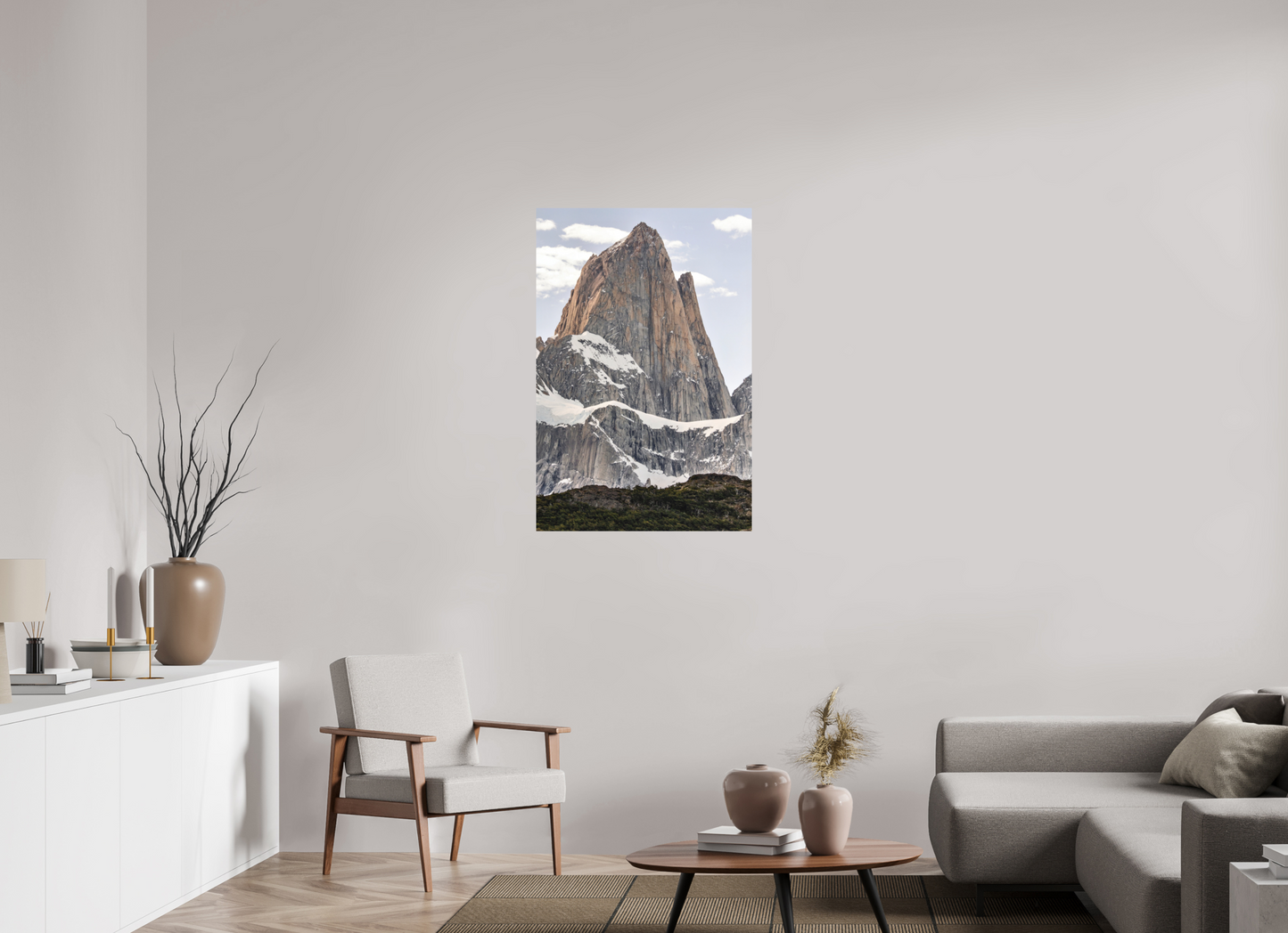 70 x 105 cm, Textured Matte Fitz Roy