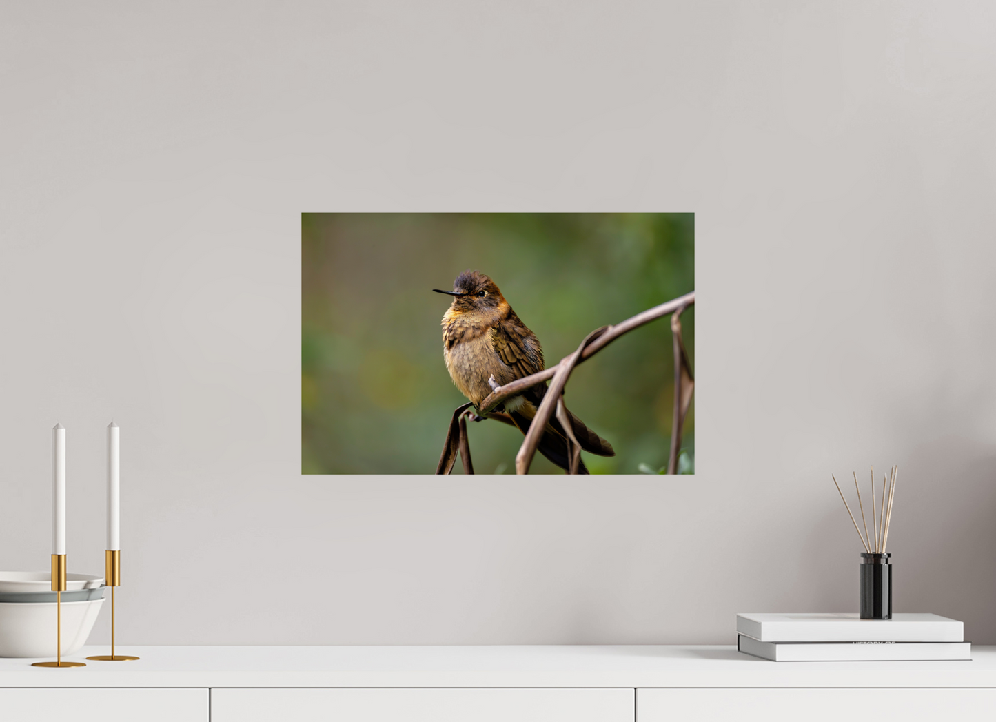 45 x 30 cm, Smooth Glossy hummingbird10