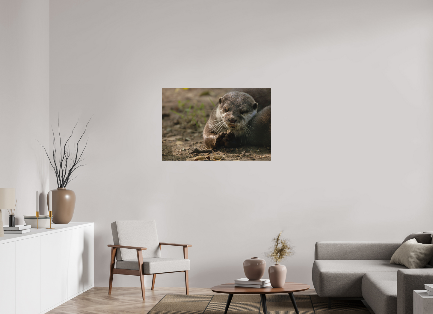 105 x 70 cm, Textured Matte otter3