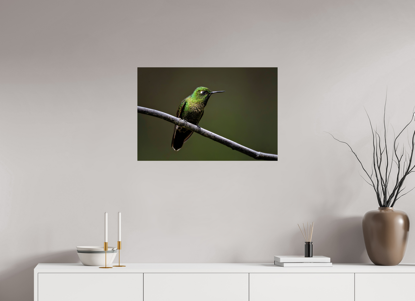 75 x 50 cm, Smooth Glossy hummingbird6
