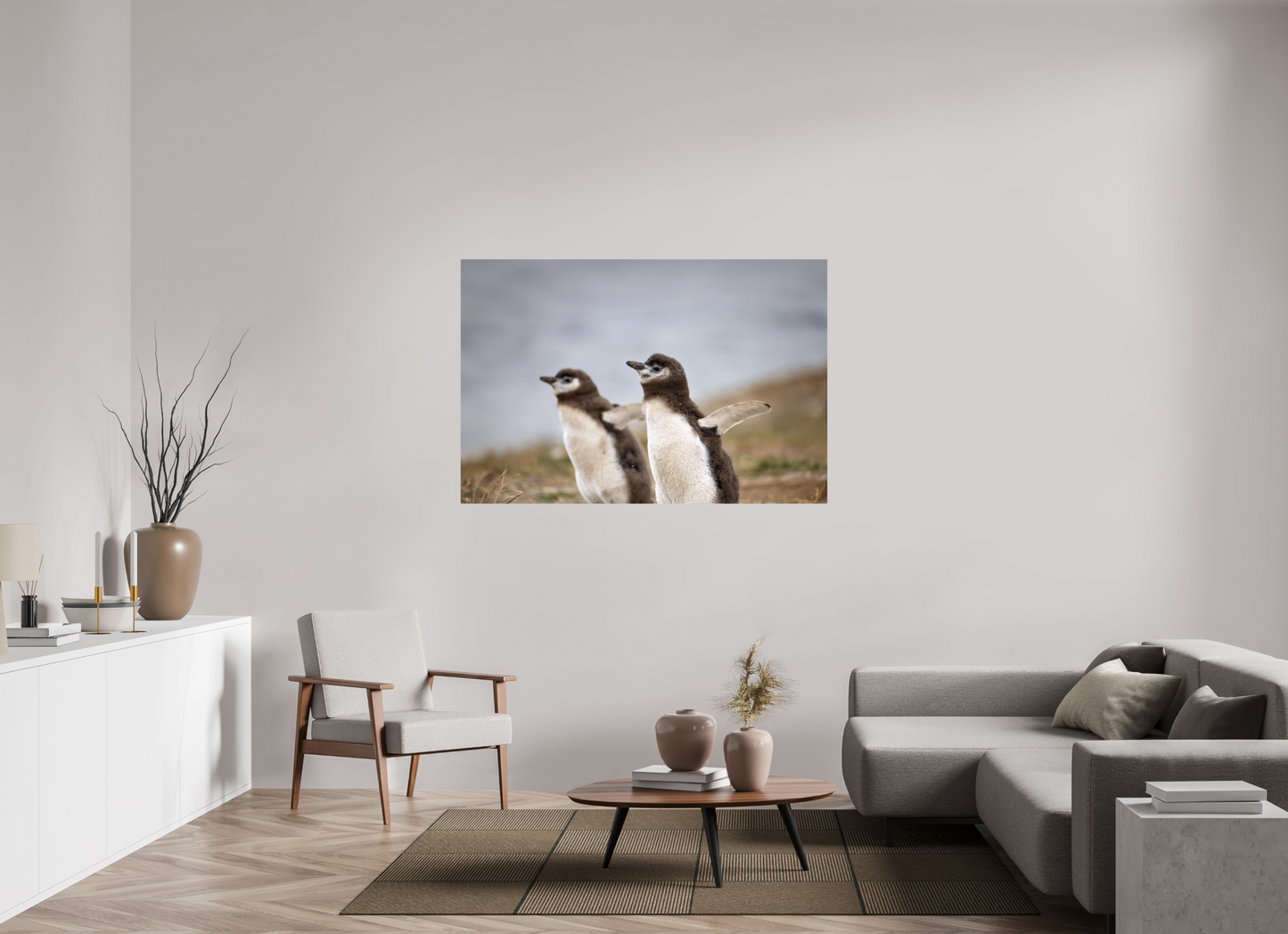 150 x 100 cm, Smooth Glossy Flightless Birds