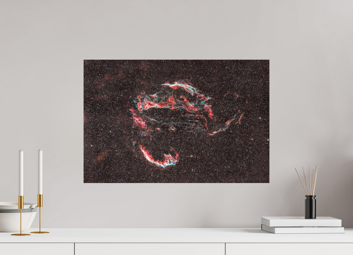 60 x 40 cm, Smooth Glossy The Veil Nebula