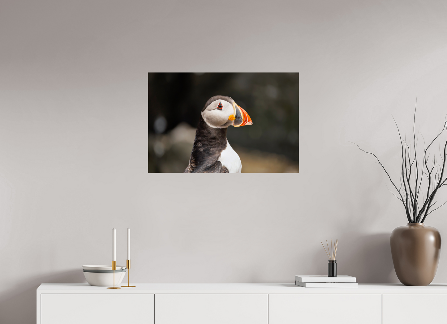 75 x 50 cm, Smooth Glossy puffin5