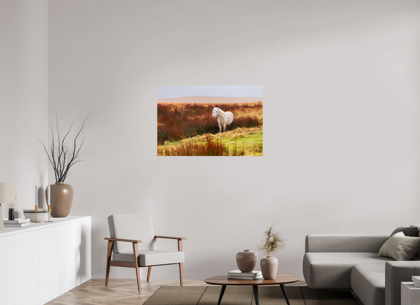 105 x 70 cm, Smooth Glossy Horse