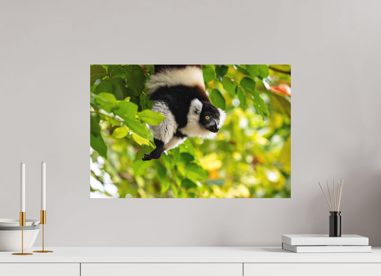 60 x 40 cm, Textured Matte lemur 2
