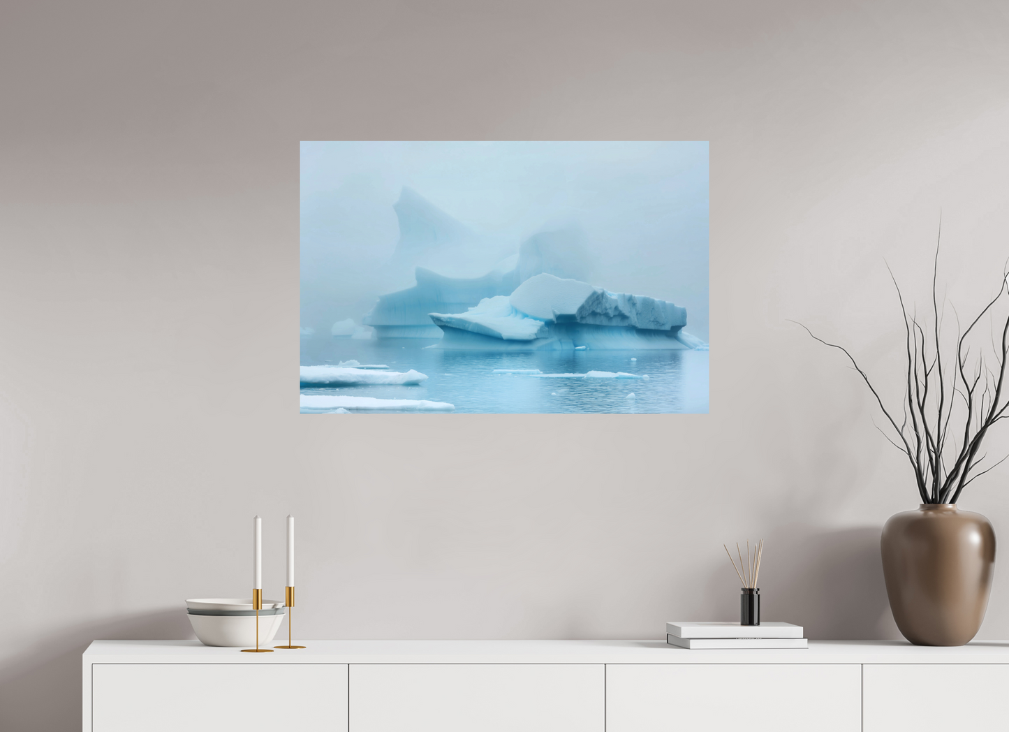 90 x 60 cm, Textured Matte The 60th Parallell