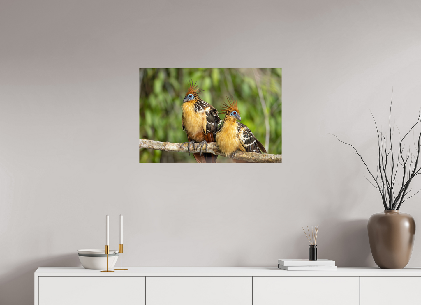 75 x 50 cm, Smooth Glossy Stinky Birds
